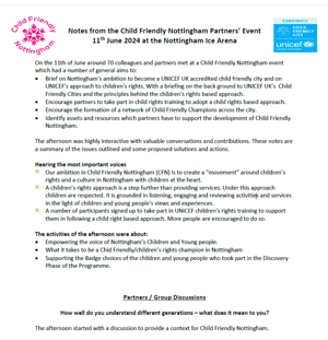 Partner Event Notes